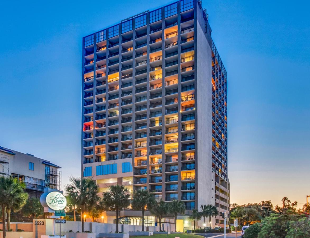 Lively Views From The Balcony At Ocean Forest Plaza Myrtle Beach Exterior foto