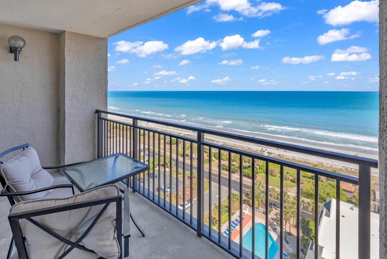 Lively Views From The Balcony At Ocean Forest Plaza Myrtle Beach Exterior foto